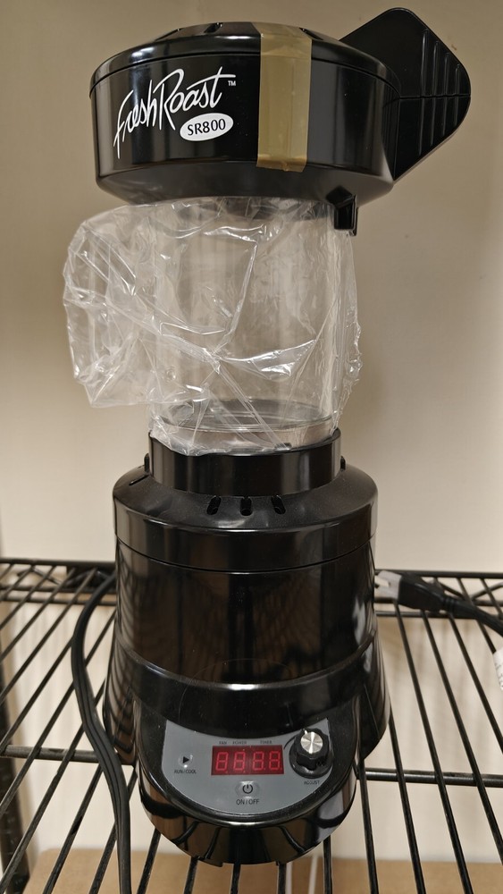 Fresh Roast SR800 Automatic Coffee Bean Roaster - Digital Status Display