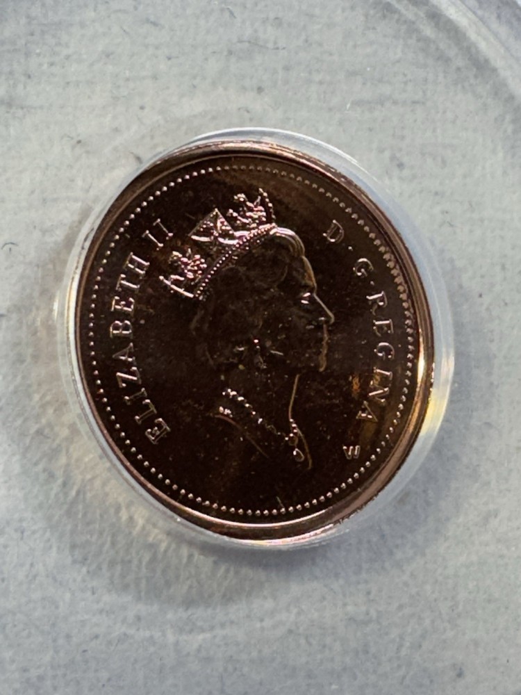2000-W Canada 1 Cent Graded MS 68 RD by ANACS