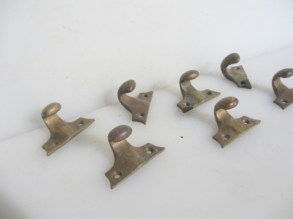 Large Victorian Brass Sash Window Lift Old Tray Handle Pull Antique - £7each