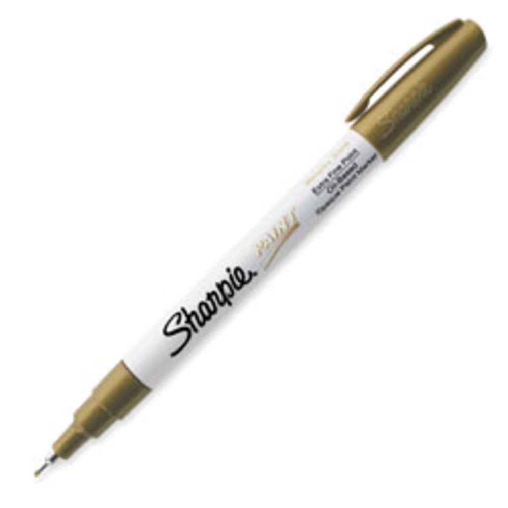 Sharpie Extra Fine Point Metallic Gold Paint Marker For Creative Projects