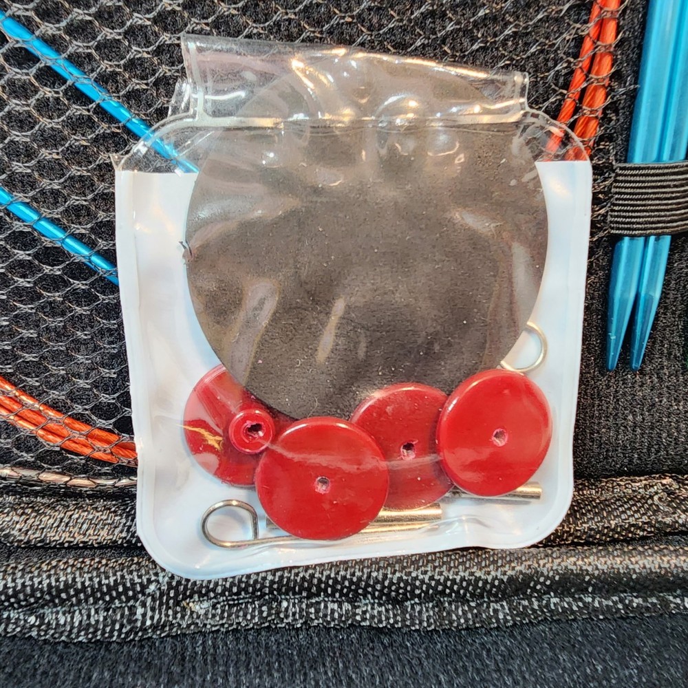 Interchangeable Knitting Needle Set Circular Aluminum Kit Case Complete