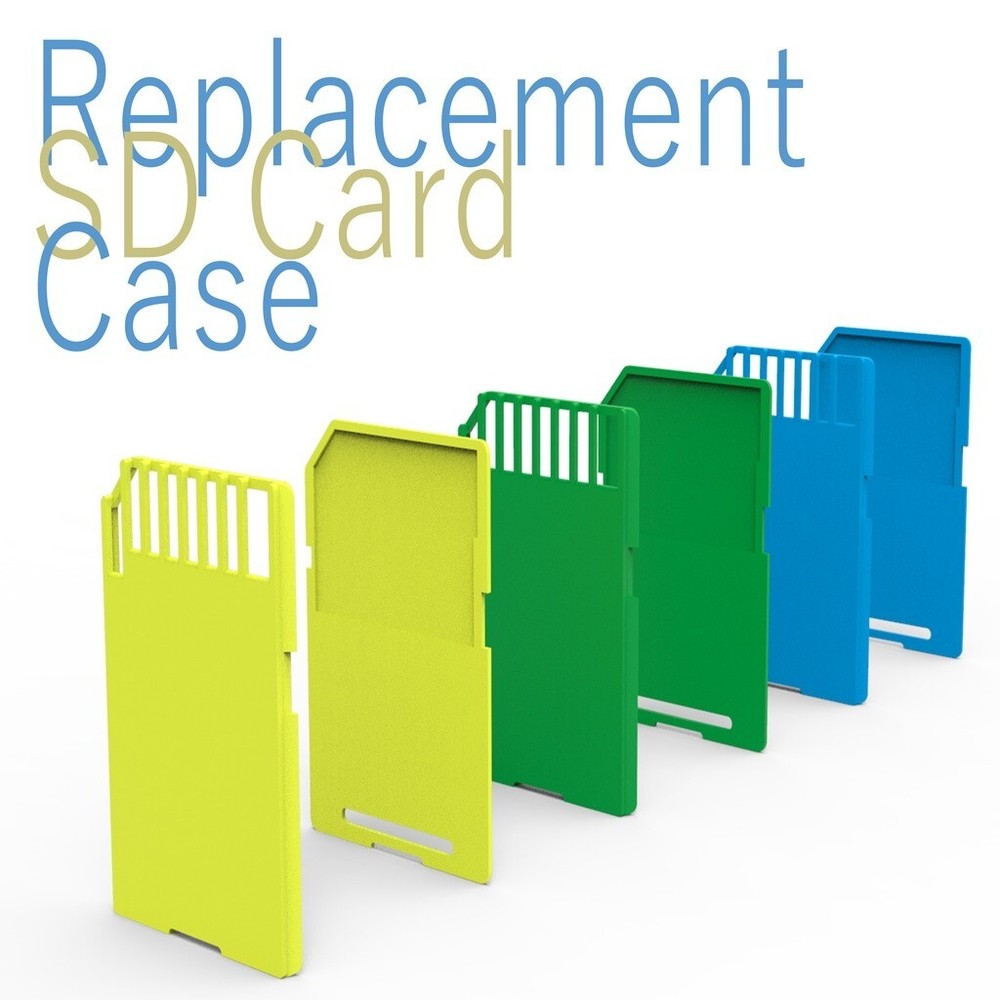 3D Printed SD Card Replacement Shell - Cracked/Broken Shell Case Replacement (2)