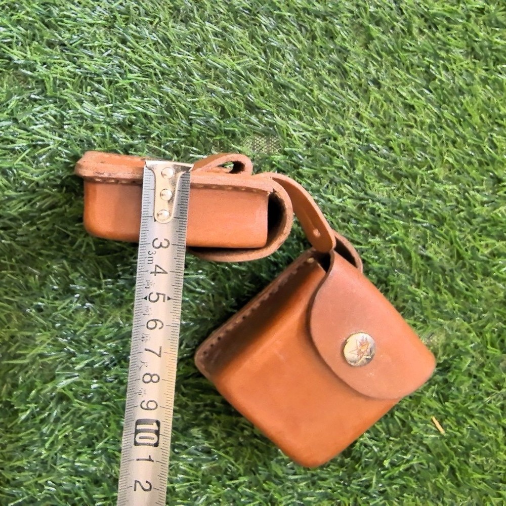 1pc Chinese Military Surplus Type 62 Cowhide Compass Leather Box