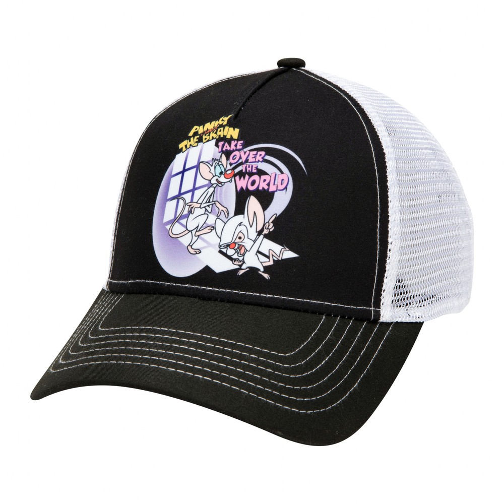 Pinky and The Brain Take Over The World Adjustable Hat Multi-Color