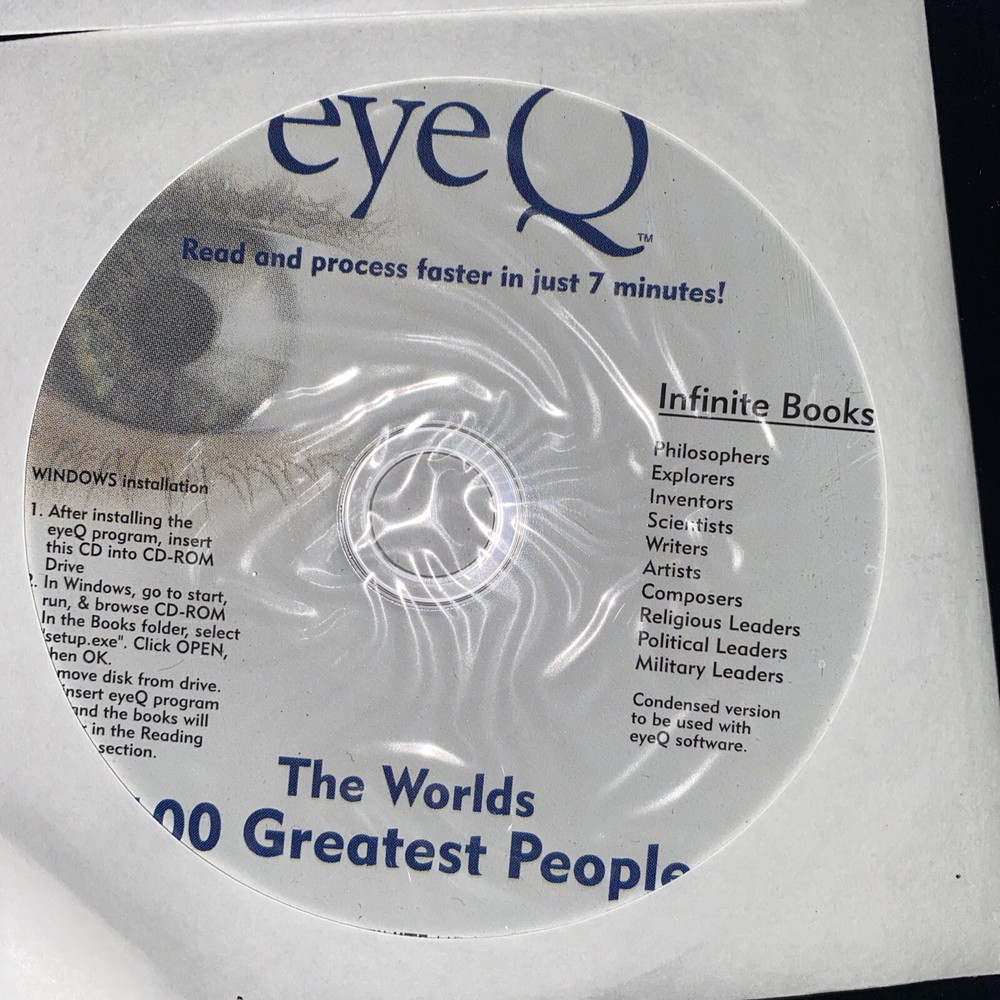 Eye Q Infinite Mind Brain Enhancing Technology Software