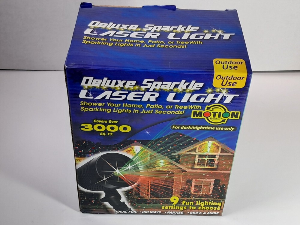 Brand New Deluxe Sparkle Laser Motion Light