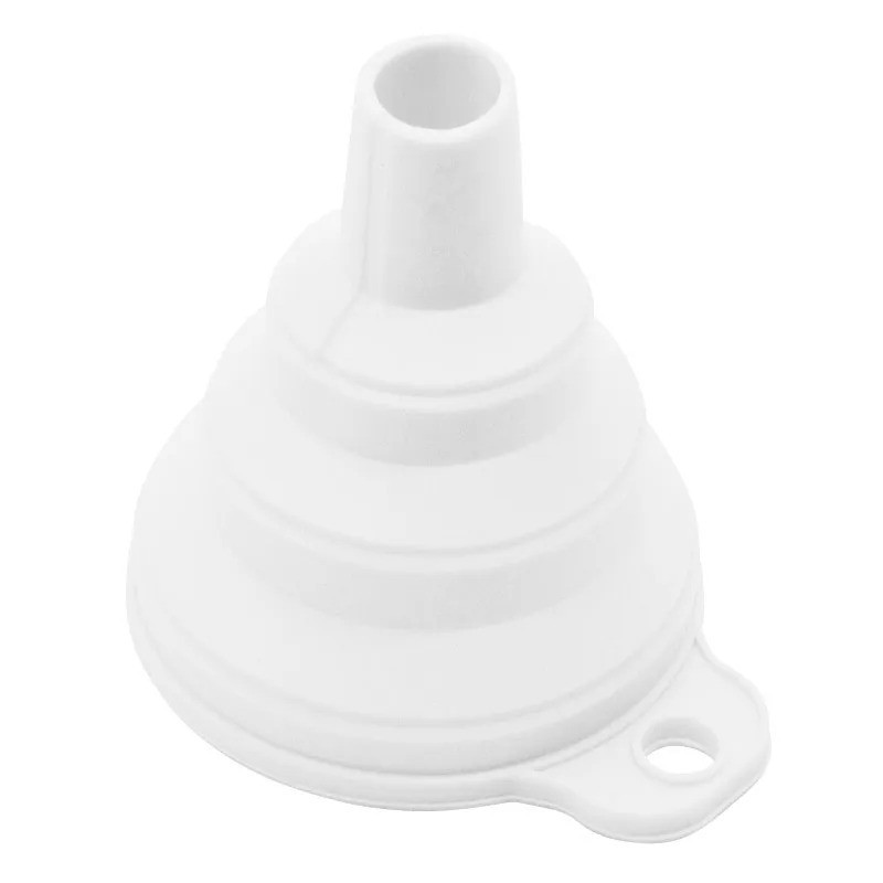 1PC Silicone Foldable Collapsible Style Funnel Hopper Kitchen Cooking Tools