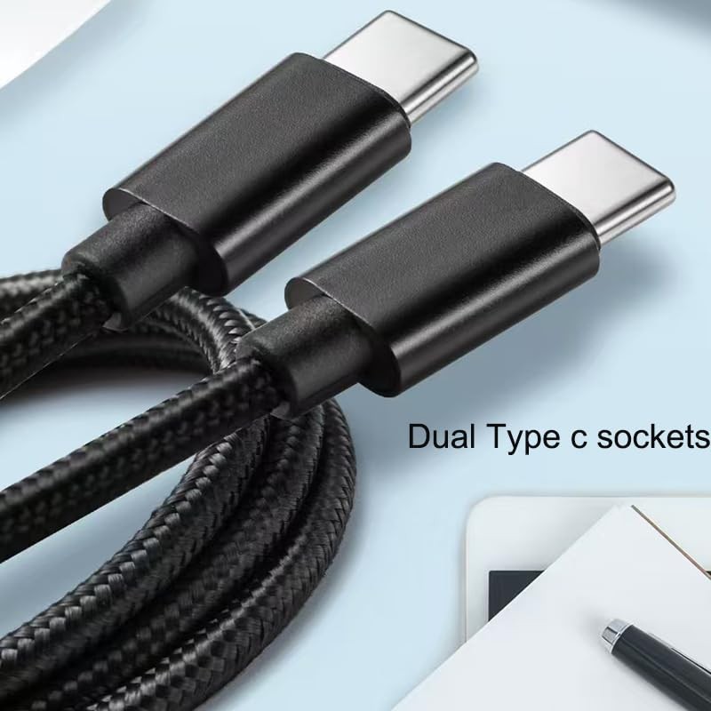 2 Pack 6.6FT PS5 Controller Charger Cable, USB C to C Data Cord Sync...