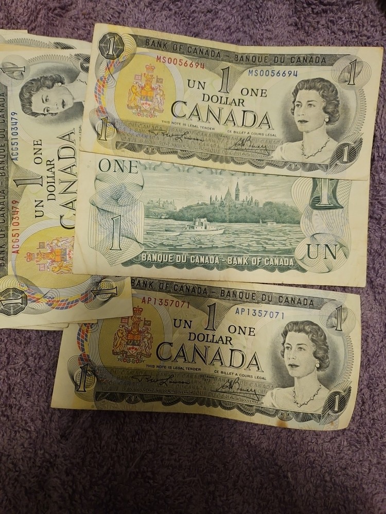 Canada Circulated  1 Dollar Note