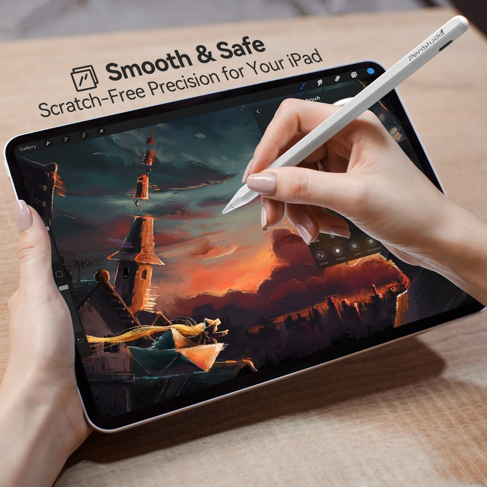 Penstudio Replacement Tips for Apple Pencil Pro/1st/2nd &USB-C | 3 Pack | White