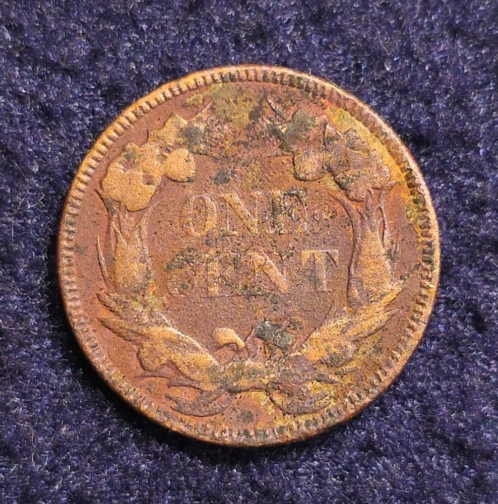 1857 1C Flying Eagle One Cent