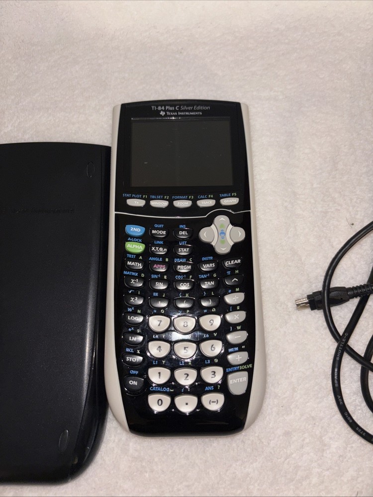 Texas Instruments TI-84 Plus Silver Edition Graphing Calculator - Tested