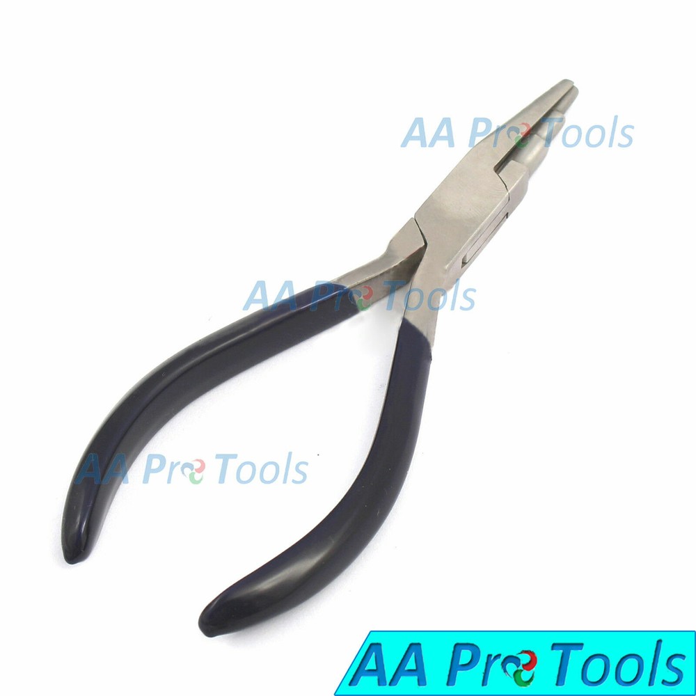 Forming 3 Step Wire Looping Wire Bending Concave Round Nose Pliers Top Quality
