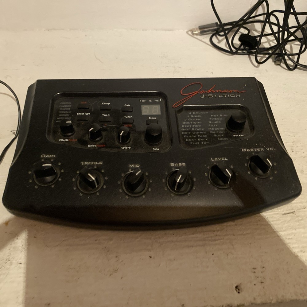 Johnson J-Station Multi-Effects Pedal Processor Black