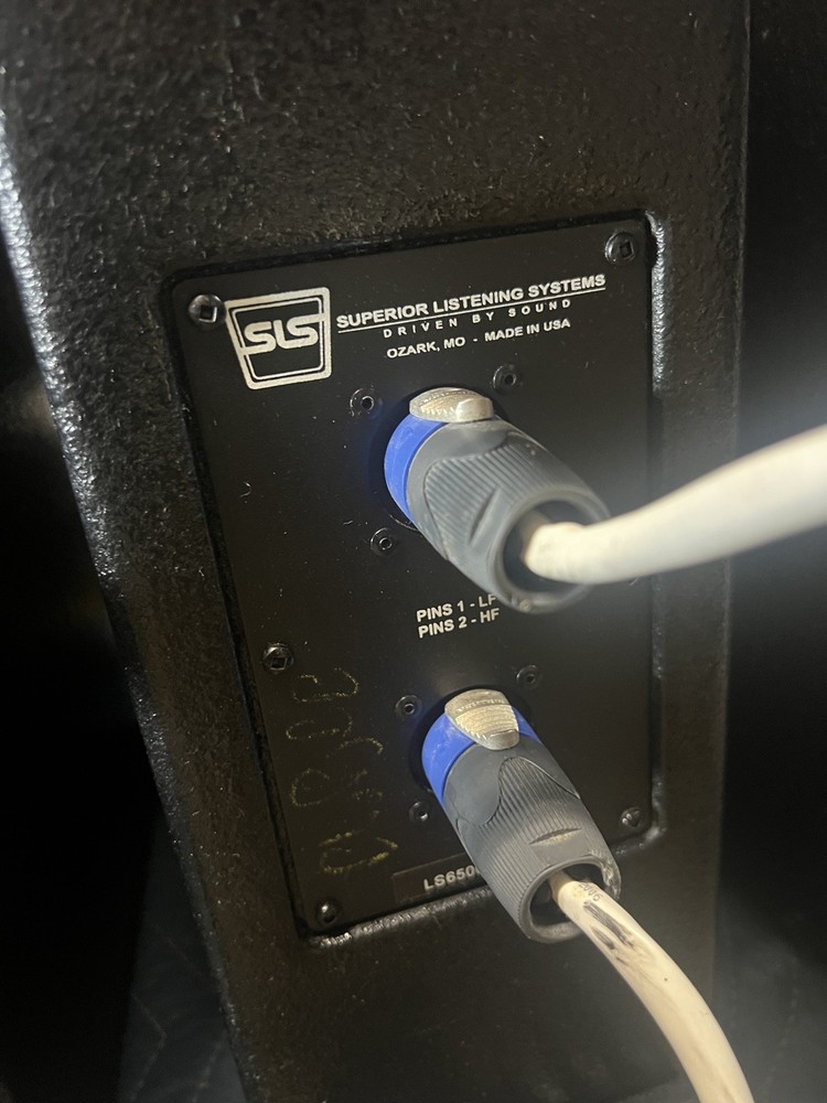 SLS LS6500 Full-Range Bi-Amped Line Array Module (Three) Tested Working