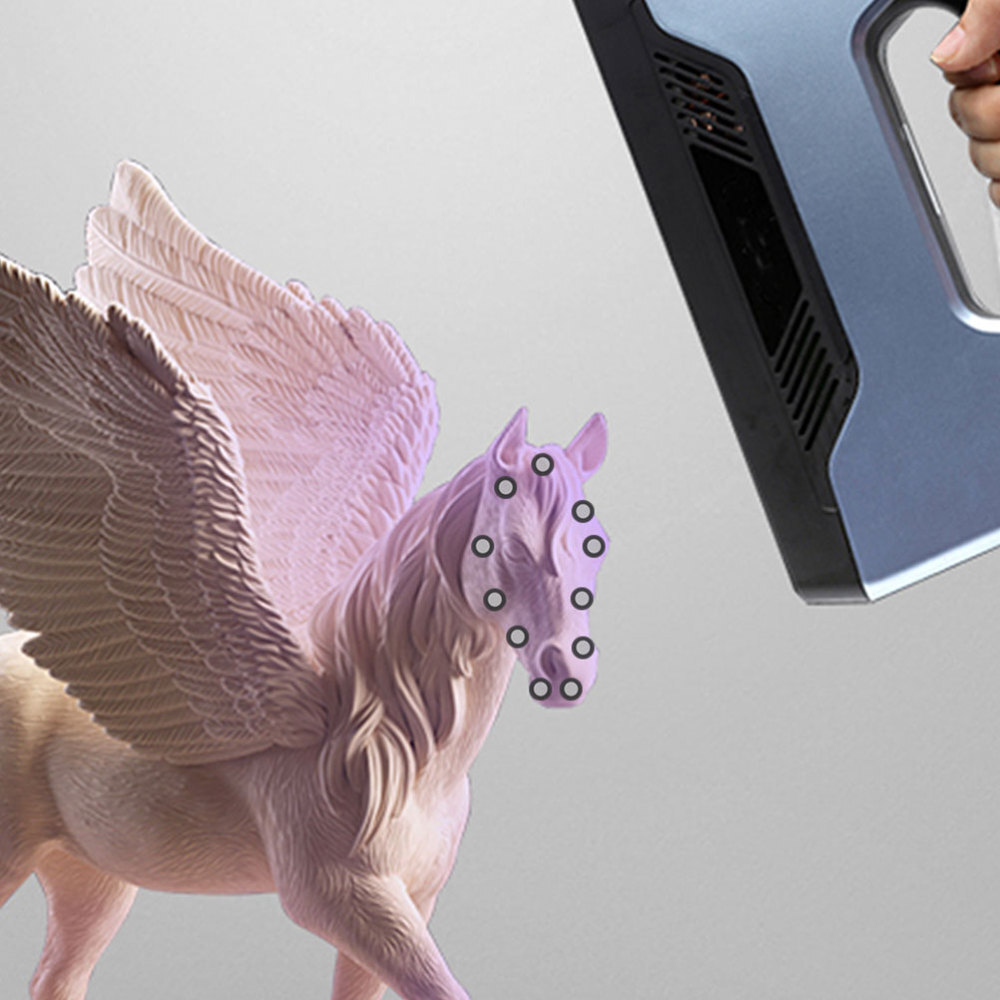 50 Sheets Scanning Marker 3D Scanner Reference Reflective Point Markers