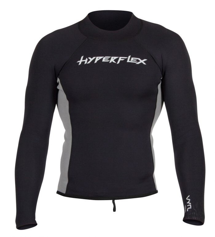 HYPERFLEX Men's 1.5mm VYRL Surf Jacket - BLK - XXL - NWT