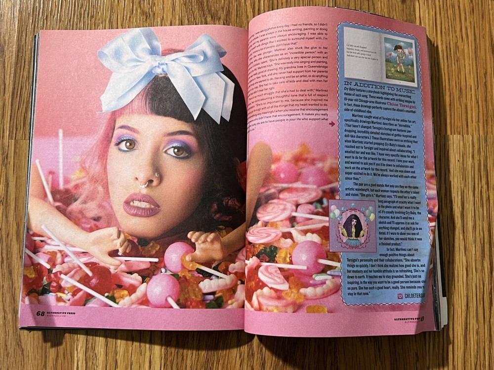 MELANIE MARTINEZ: ALTERNATIVE PRESS Magazine - Dec. 2016 - Issue: 341.1