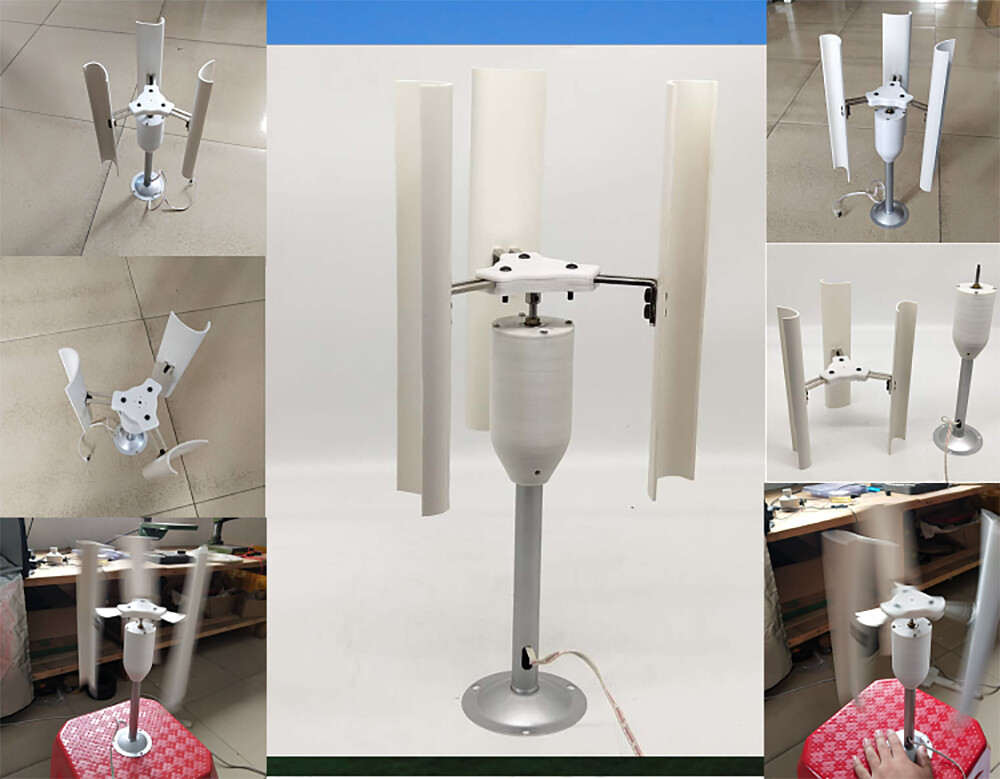Commercial Vertical Axis Wind Turbine Generator Permanent Magnet Generator 30W