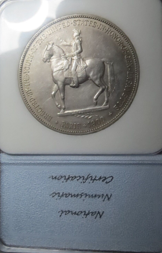 1900 LAFAYETTE SILVER COMMEMORATIVE DOLLAR -- 36,026 Minted --