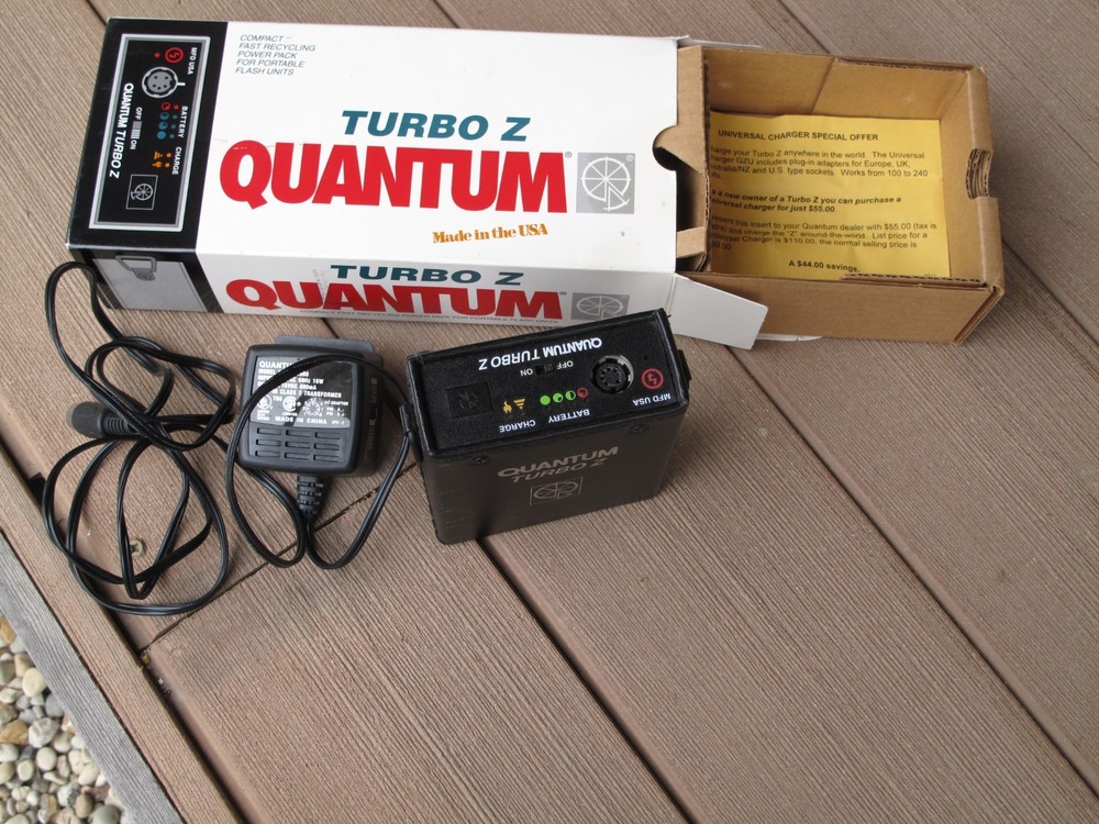 Quantum Turbo Z power pack for portable Flashes