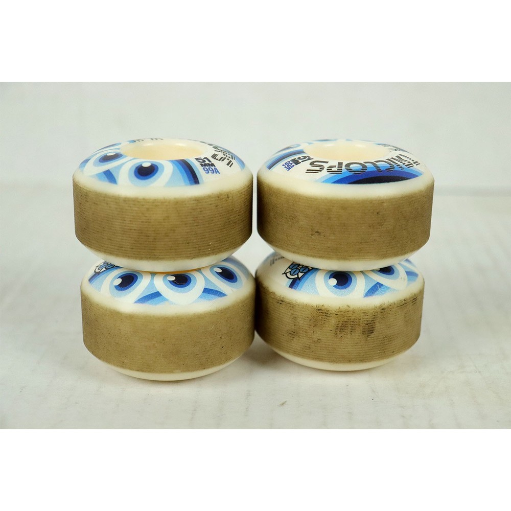 Blem Triclops Skateboard Wheels Third Eye 51mm 99A White