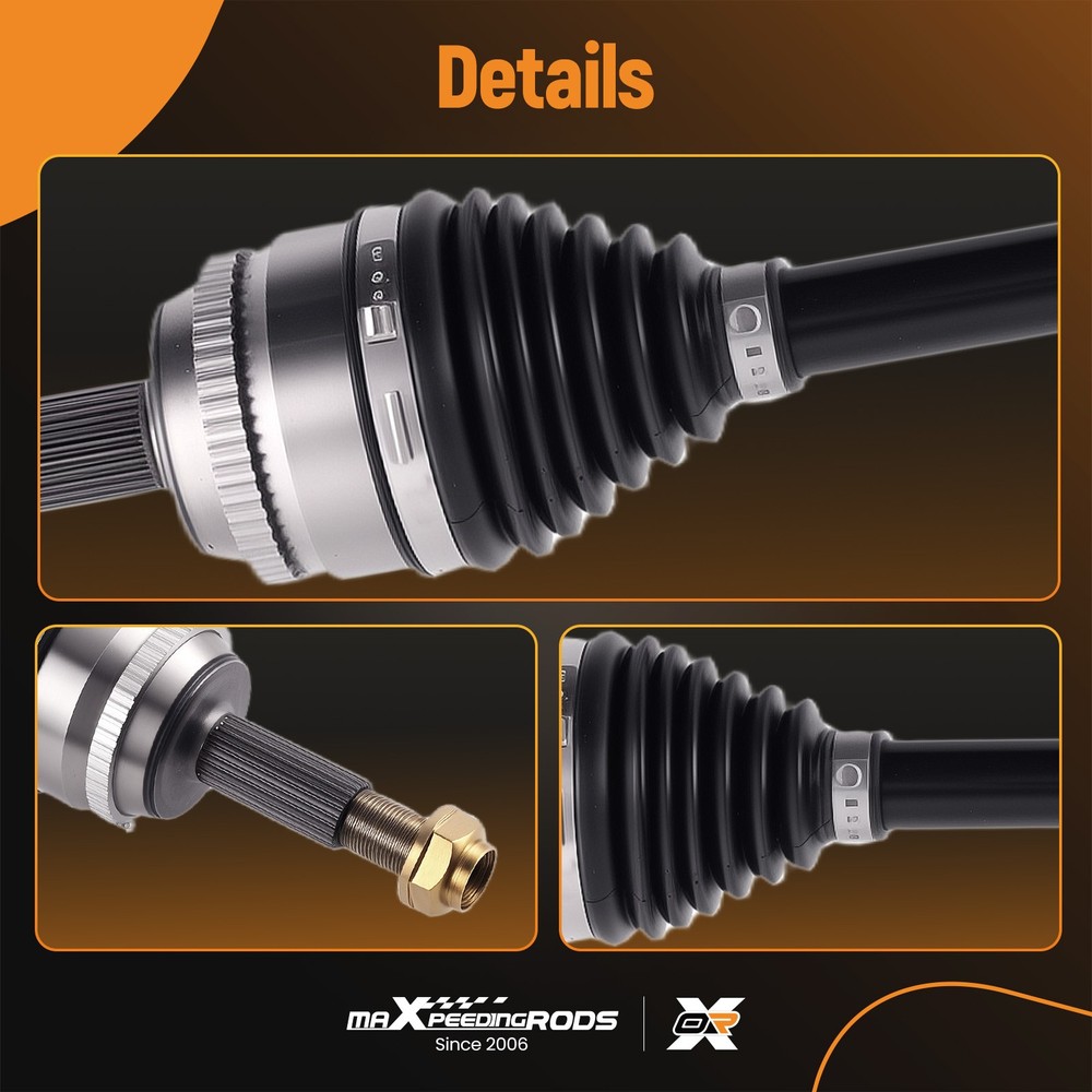 Front Left Driver CV Axle Assembly for Toyota Corolla 2003-2008 Automatic Trans.