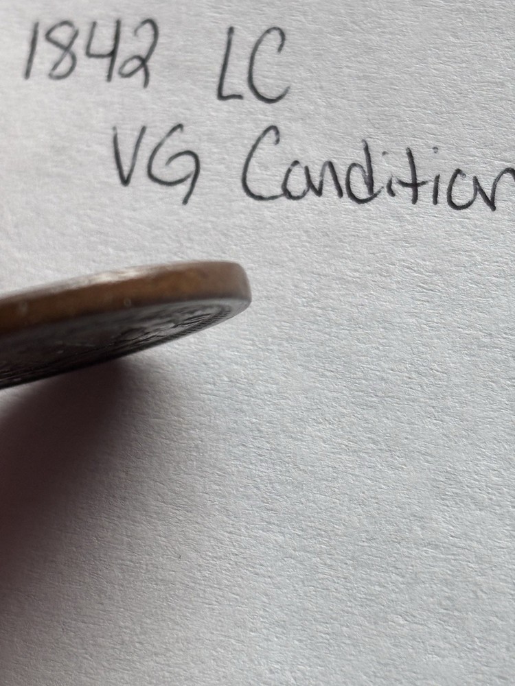 1842 Braided Hair Large Cent VG