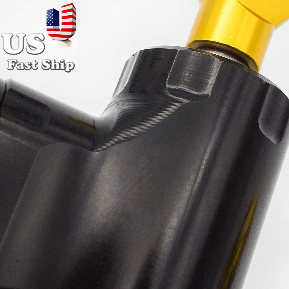Black&Gold Motorcycle Universal Steering Damper Stabilizer Linear Control Safety