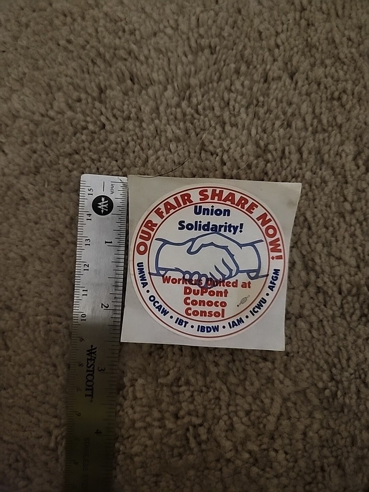 Union Solidarity Coal Mining Sticker Decal