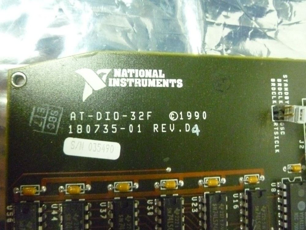 National Instruments AT-DIO-32F High Speed 32-Bit Parallel Digital I/O Interface