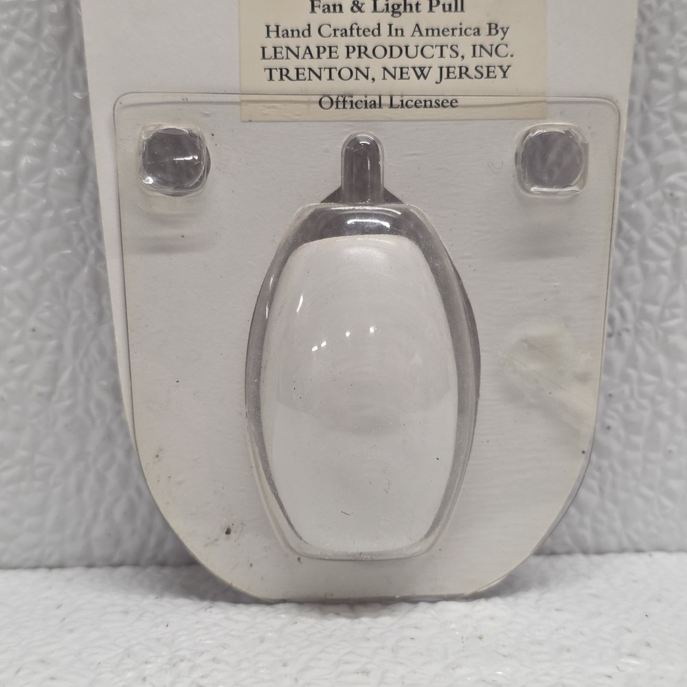 Pfaltzgraff Yorktowne Ceramic Fan Light Pull Chain White Blue Floral Replacement