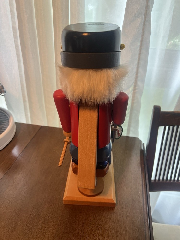 Steinbach Clock Maker Nutcracker Music Box 13" Germany Excellent