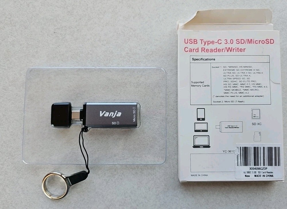 USB TYPE C 3.0 SD/MICRO SD CARD READER