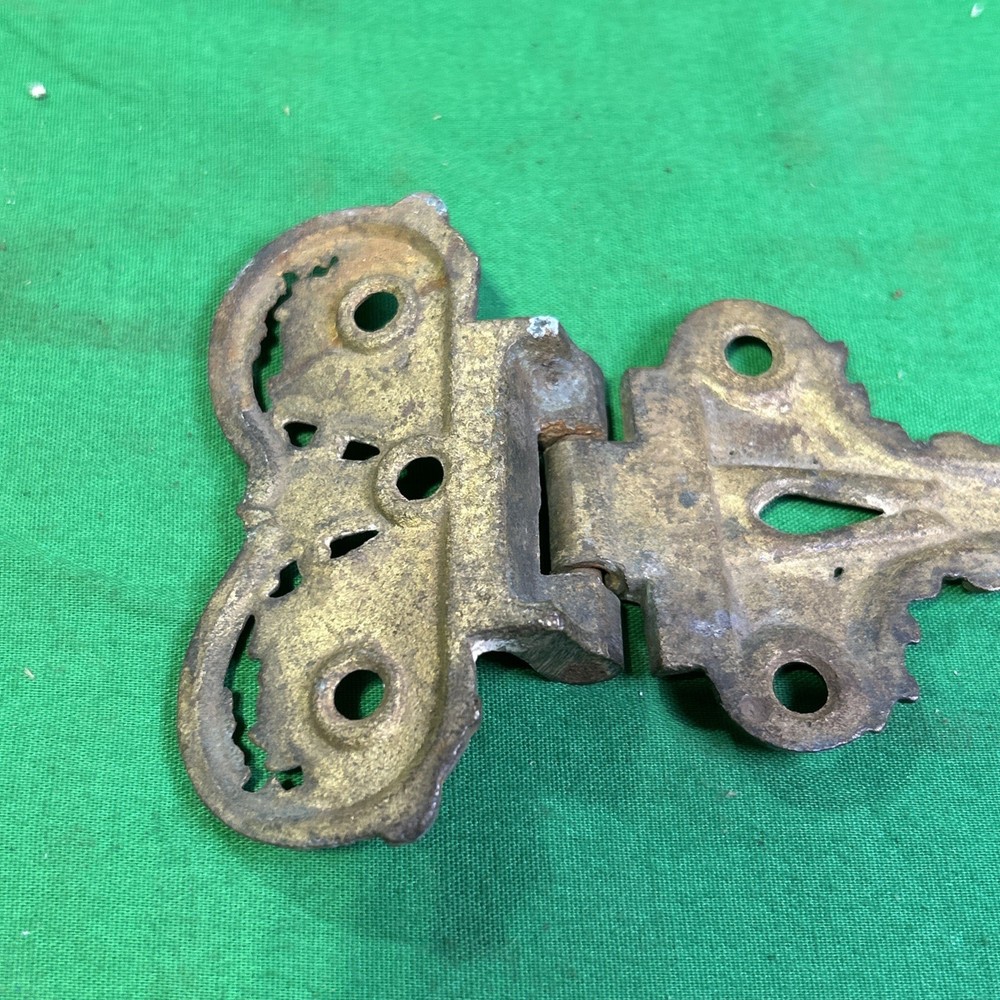 Antique Hardware Hinge Cast Brass 3/8’’ Offset , 4 1/2”long