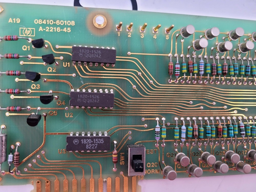 Hp A-2216-45 / 08410-60108 Control Board For HP 8410C Analyzer