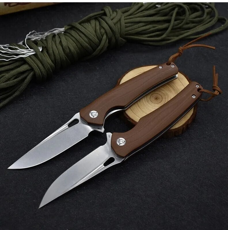 Foldable Hunting Knives Game Field Processing Skinning Bush Lock Blade Locking