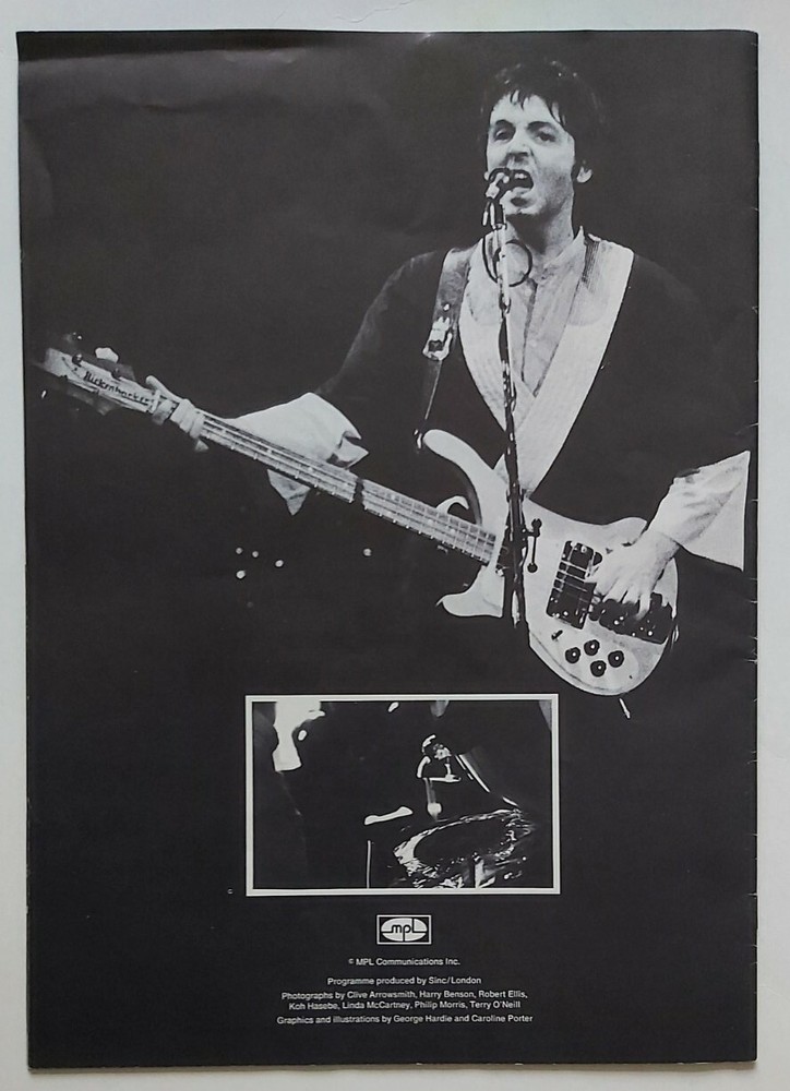 PAUL MCCARTNEY WINGS OVER AMERICA ORIGINAL 1976 USA PROGRAM