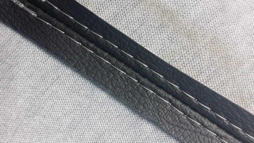 Fits 15-20 Dodge Challenger Vinyl Leather Automatic Shift Boot Cover Gray Stitch