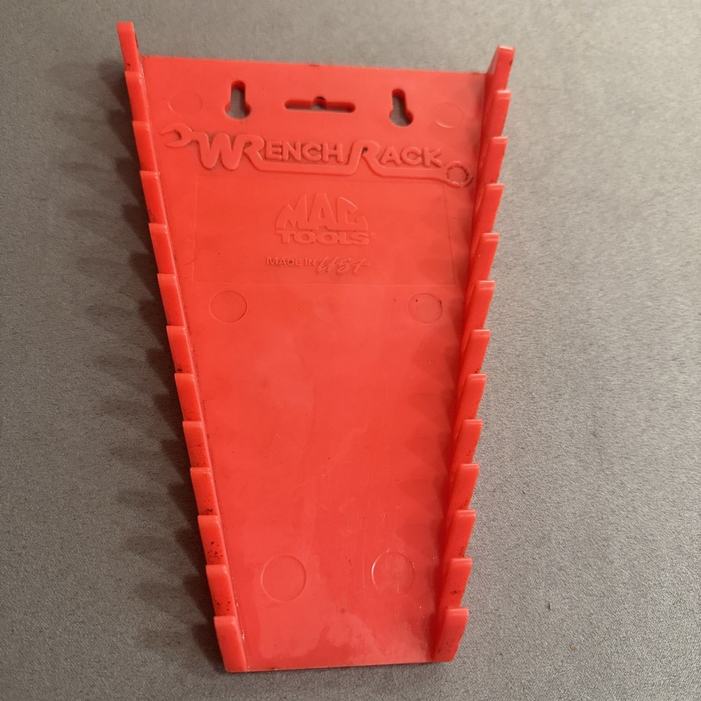 Mac Tools 12 Slot Wrench Rack - Red