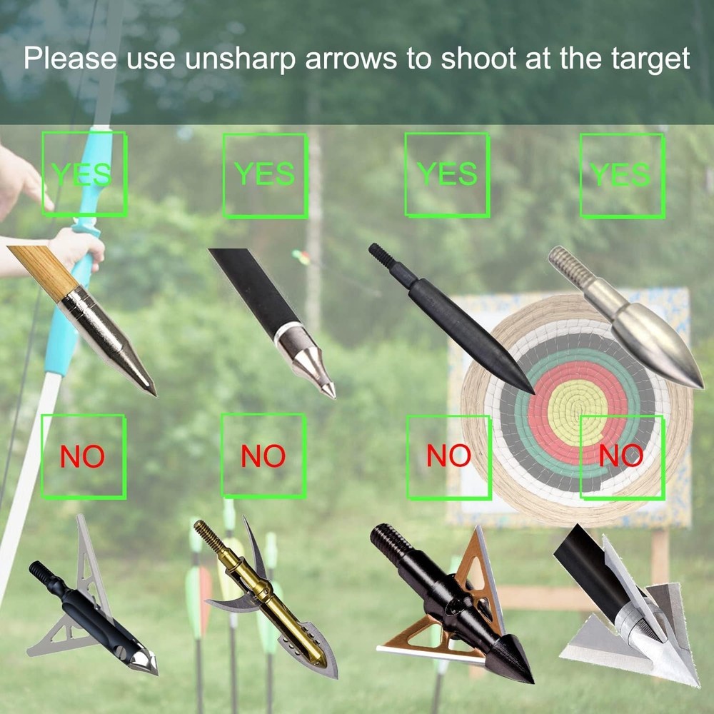 Handmade Eco-Friendly Straw Archery Target - Three Layers for All Skill Levels
