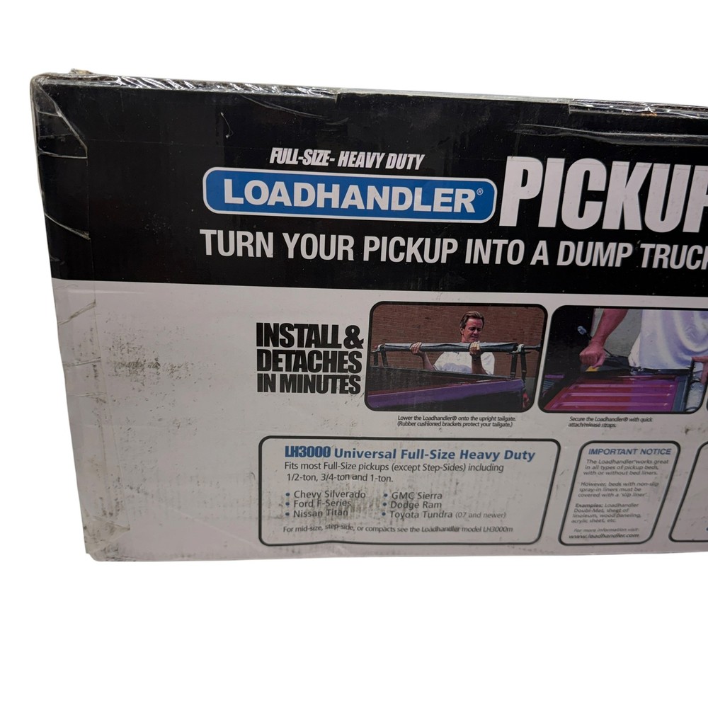 LoadHandler LH3000 Universal Full-Size Heavy Duty Pickup Truck Unloader New