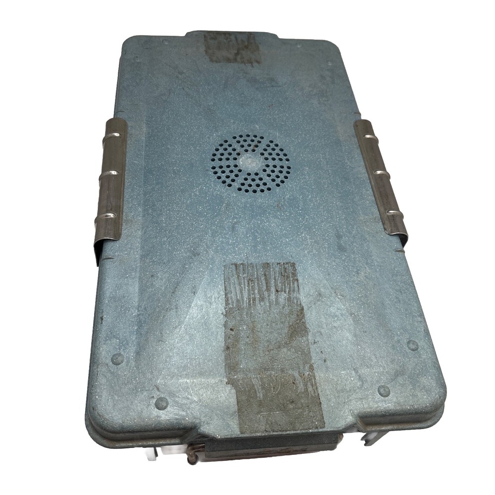 Sterilization Case Perforated Basket w/Lid ENT Hard Case Blue Speckled