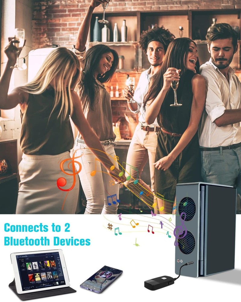 Golvery Upgraded Bluetooth 5.4 Receiver for Speaker, Wireless Audio Adapter...