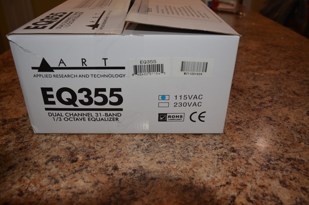ART EQ355 Dual 31 Band Equalizer w/Box
