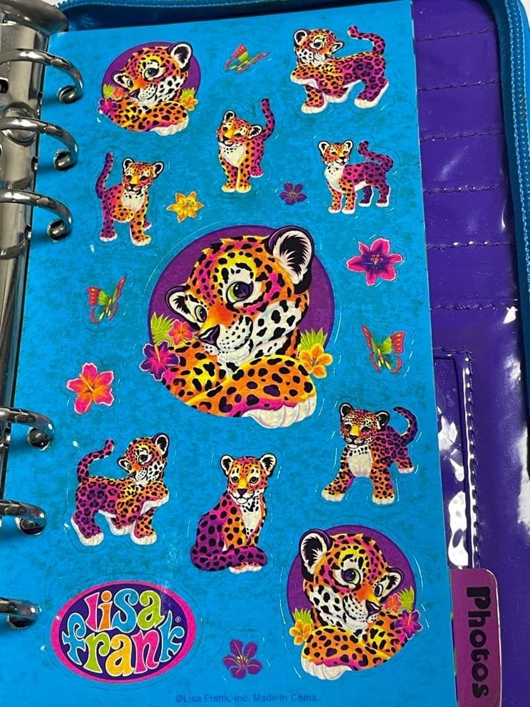Extremely rare vintage Lisa Frank Leopard Hunter planner with tags