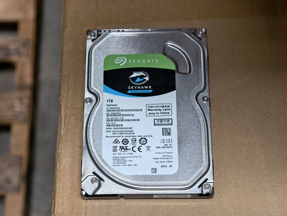 Seagate SkyHawk 1TB Surveillance Hard Drive