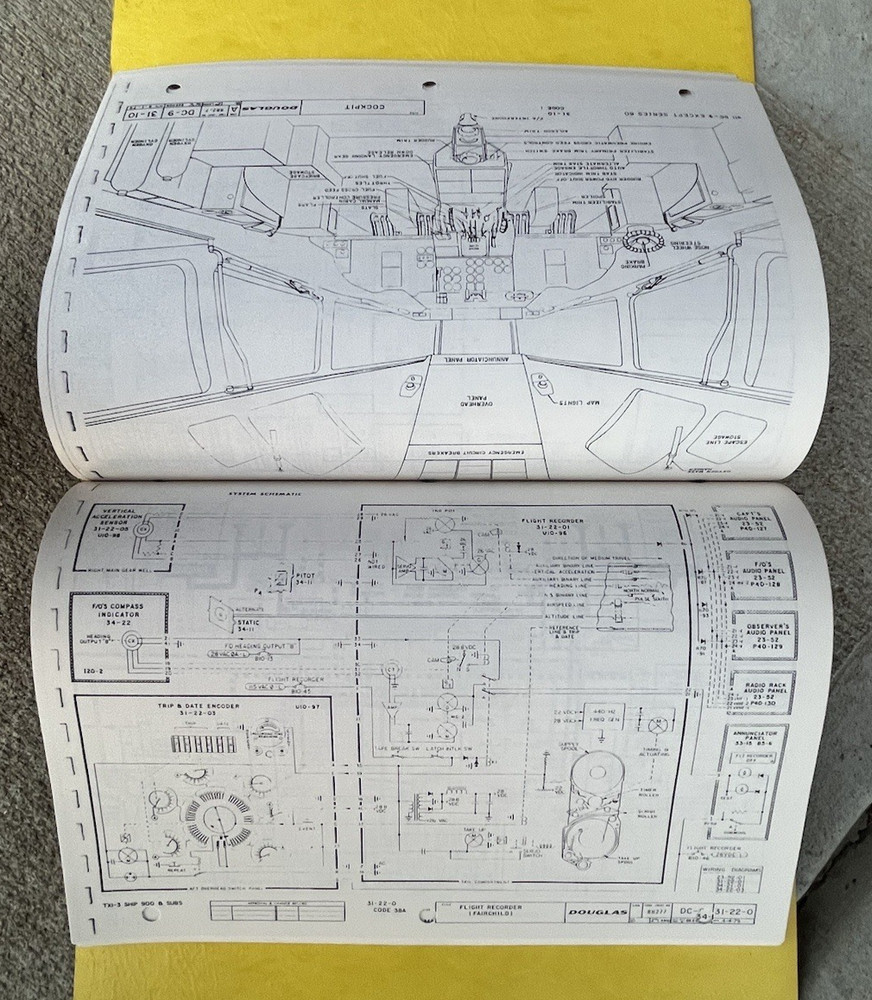 Mcdonell Douglas DC-9 Series 30 System Schematics Manual Older Copy