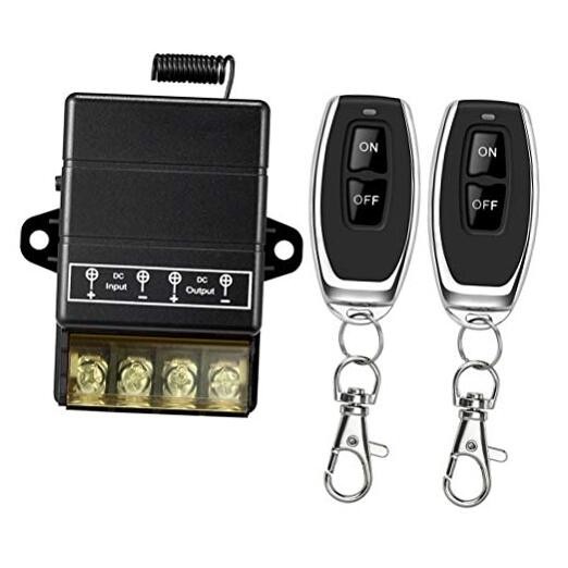 Wireless Remote Switch 12V,DC 328FT--40A relay 12V-72V remote switch