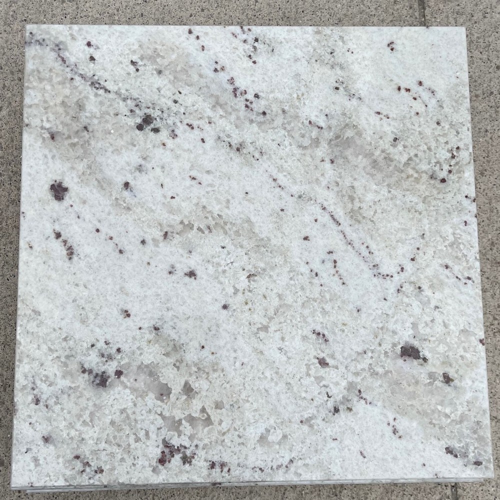 12x12 Tile Granite Stone Ruby White Garnet Floor crate (10 Square Feet) T-13B